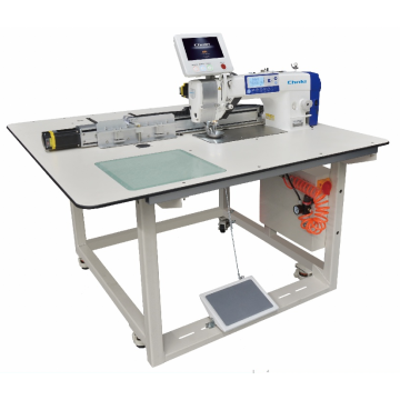 Intelligent lockstitch & in-line template sewing machine